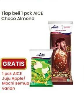 Promo Harga Aice Ice Cream Chocolate Almond 90 gr - Indomaret