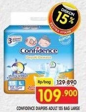 Promo Harga Confidence Adult Diapers Perekat L15 15 pcs - Superindo