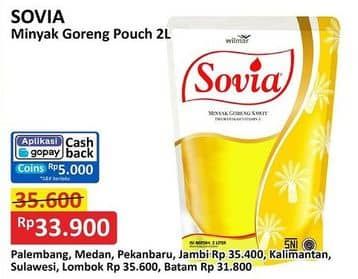 Promo Harga Sovia Minyak Goreng 2000 ml - Alfamart