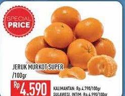 Promo Harga Jeruk Murcot Super per 100 gr - Hypermart