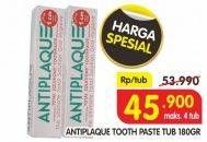 Promo Harga ANTIPLAQUE Toothpaste 180 gr - Superindo