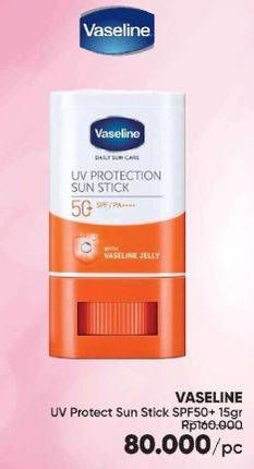 Promo Harga VASELINE Daily Sun Care Sun Stick SPF 50 15 gr - Guardian