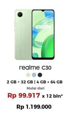 Promo Harga Realme C30 Smartphone  - Erafone