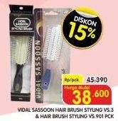 Promo Harga VIDAL SASSOON Hair Brush Styling VS.3, VS.901  - Superindo