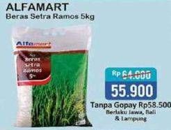 Promo Harga Alfamart Beras Setra Ramos 5 kg - Alfamart