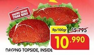 Promo Harga Daging Inside/ Topside Sapi per 100 gr - Superindo