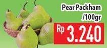 Promo Harga Pear Packham per 100 gr - Hypermart