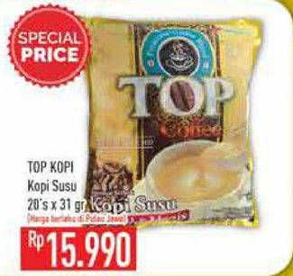 Promo Harga Top Coffee Kopi per 20 sachet 31 gr - Hypermart