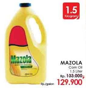 Promo Harga MAZOLA Oil Corn 1500 ml - LotteMart