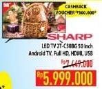 Promo Harga SHARP 2T-C50BG1i | LED TV 50"  - Hypermart