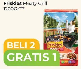 Promo Harga FRISKIES Makanan Kucing Meaty Grills 1200 gr - Carrefour