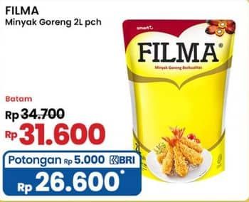 Promo Harga Filma Minyak Goreng 2000 ml - Indomaret