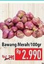 Promo Harga Bawang Merah per 100 gr - Hypermart