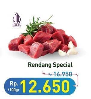 Promo Harga Daging Rendang Sapi Special per 100 gr - Hypermart