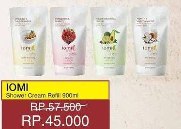Promo Harga IOMI Shower Cream Refill 900 ml - Yogya