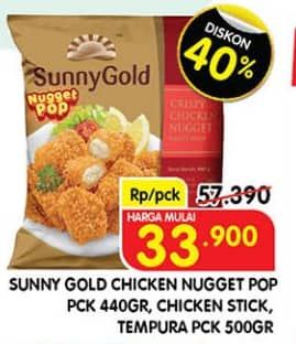 Promo Harga Sunny Gold Chicken Nugget/Tempura  - Superindo