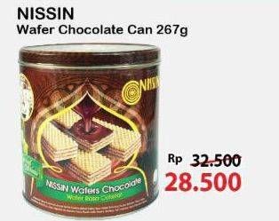 Promo Harga Nissin Wafers Chocolate 300 gr - Alfamart