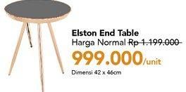 Promo Harga Elston End Table 42x46cm  - Carrefour