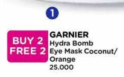 Promo Harga Garnier Hydra Bomb Eye Serum Mask Orange, Coconut 6 gr - Watsons