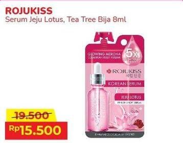 Promo Harga ROJUKISS Brightening Serum Jeju Lotus, Tea Tree Bija 8 ml - Alfamart