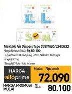 Makuku Air Diapers Tape S38/M36/L34/XL32