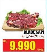 Promo Harga Daging Blade per 100 gr - Hari Hari