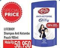 Promo Harga LIFEBUOY Shampoo Anti Dandruff 900 ml - Hypermart