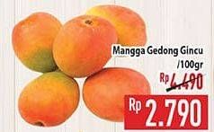 Promo Harga Mangga Gedong Gincu per 100 gr - Hypermart