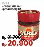 Ceres Choco Spread 200 gr Diskon 34%, Harga Promo Rp20.900, Harga Normal Rp31.700