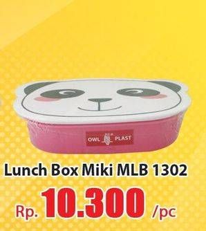 Promo Harga OWL PLAST Lunch Box Miki MLB 1302  - Hari Hari
