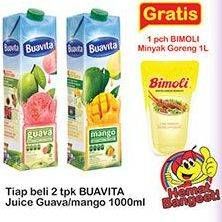 Promo Harga BUAVITA Fresh Juice Mango, Guava 1000 ml - Indomaret