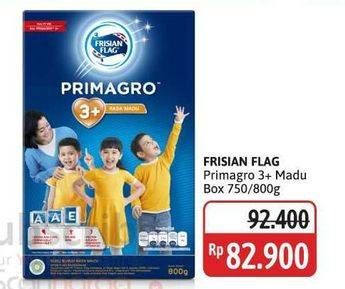 Promo Harga Frisian Flag Primagro 3+ Madu 800 gr - Alfamidi