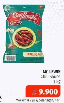 Promo Harga MC LEWIS Sambal Cabe 1000 gr - Lotte Grosir