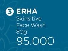 Promo Harga ERHA Skinsitive Face Wash 80 gr - Watsons