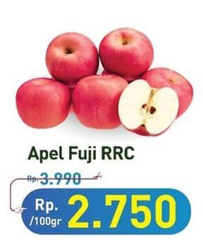 Promo Harga Apel Fuji RRC per 100 gr - Hypermart