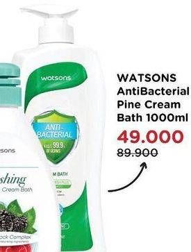 Promo Harga WATSONS Anti Bacterial Body Wash Pine 1 ltr - Watsons