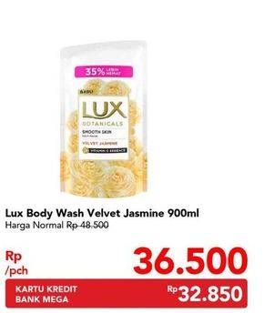 Promo Harga LUX Botanicals Body Wash Velvet Jasmine 900 ml - Carrefour