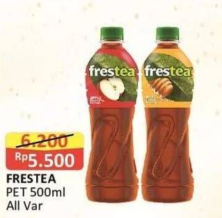 Promo Harga FRESTEA Minuman Teh Apple, Green Honey 500 ml - Alfamart