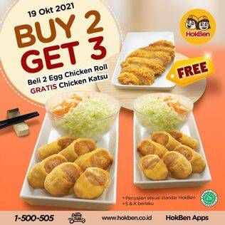 Promo Harga HokBen Egg Chicken Roll  - HokBen