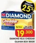 Promo Harga Diamond Keju Cheddar 180 gr - Superindo