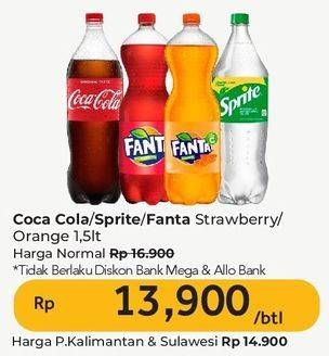 Promo Harga Coca Cola/Sprite/Fanta Minuman Soda  - Carrefour