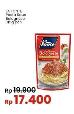 Promo Harga La Fonte Saus Pasta Bolognese 315 gr - Indomaret