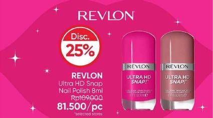 Promo Harga Revlon Ultra HD Snap! Nail Polish 8 ml - Guardian