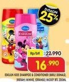 Promo Harga ESKULIN Kids Shampoo & Conditioner Donald, Minnie, Mickey 200 ml - Superindo