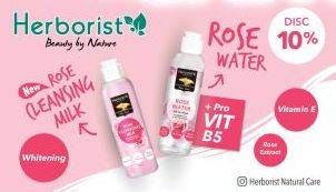 Promo Harga Rose Cleansing Milk/ Water 100ml  - Superindo