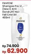 Promo Harga Pantene Shampoo Anti Dandruff, Hair Fall Control 400 ml - Indomaret