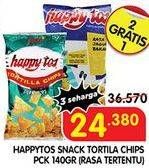 Promo Harga HAPPY TOS Tortilla Chips 140 gr - Superindo