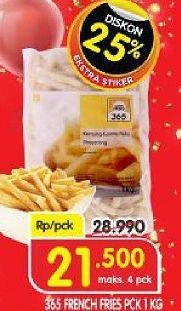 Promo Harga 365 French Fries 1000 gr - Superindo