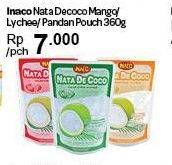 Promo Harga INACO Nata De Coco Mango, Lychee, Pandan 360 gr - Carrefour