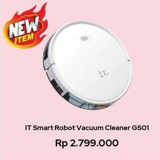 Promo Harga IT Smart Robot Vacuum Cleaner GS01  - Erafone